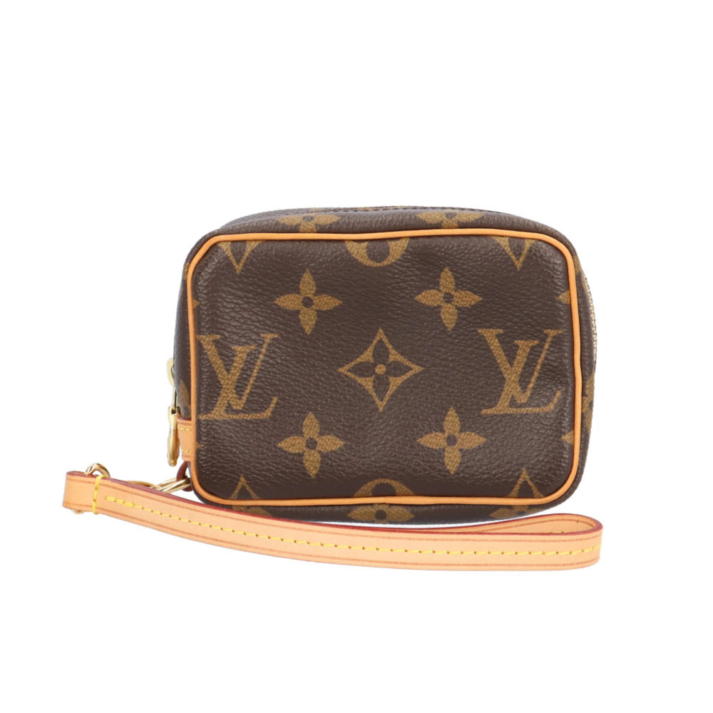 LOUIS VUITTON Authentic Brown Monogram Canvas Pouch - Picture 1 of 7